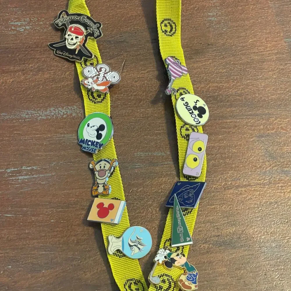 Disney Lanyard with 12 Pins